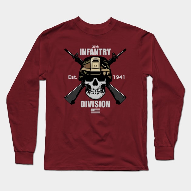 25th Infantry Division Long Sleeve T-Shirt by TCP